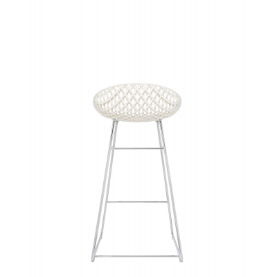 Smatrik stool bílá / chromová Kartell